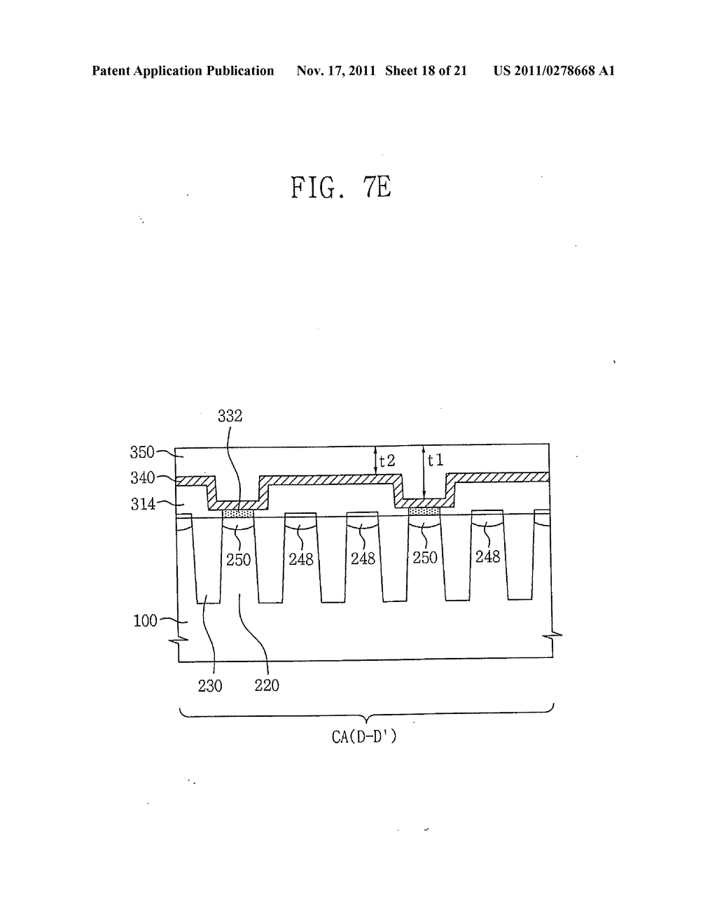 Semiconductor Devices Having Bit Line Interconnections with Increased     Width and Reduced Distance from Corresponding Bit Line Contacts and     Methods of Fabricating Such Devices - diagram, schematic, and image 19