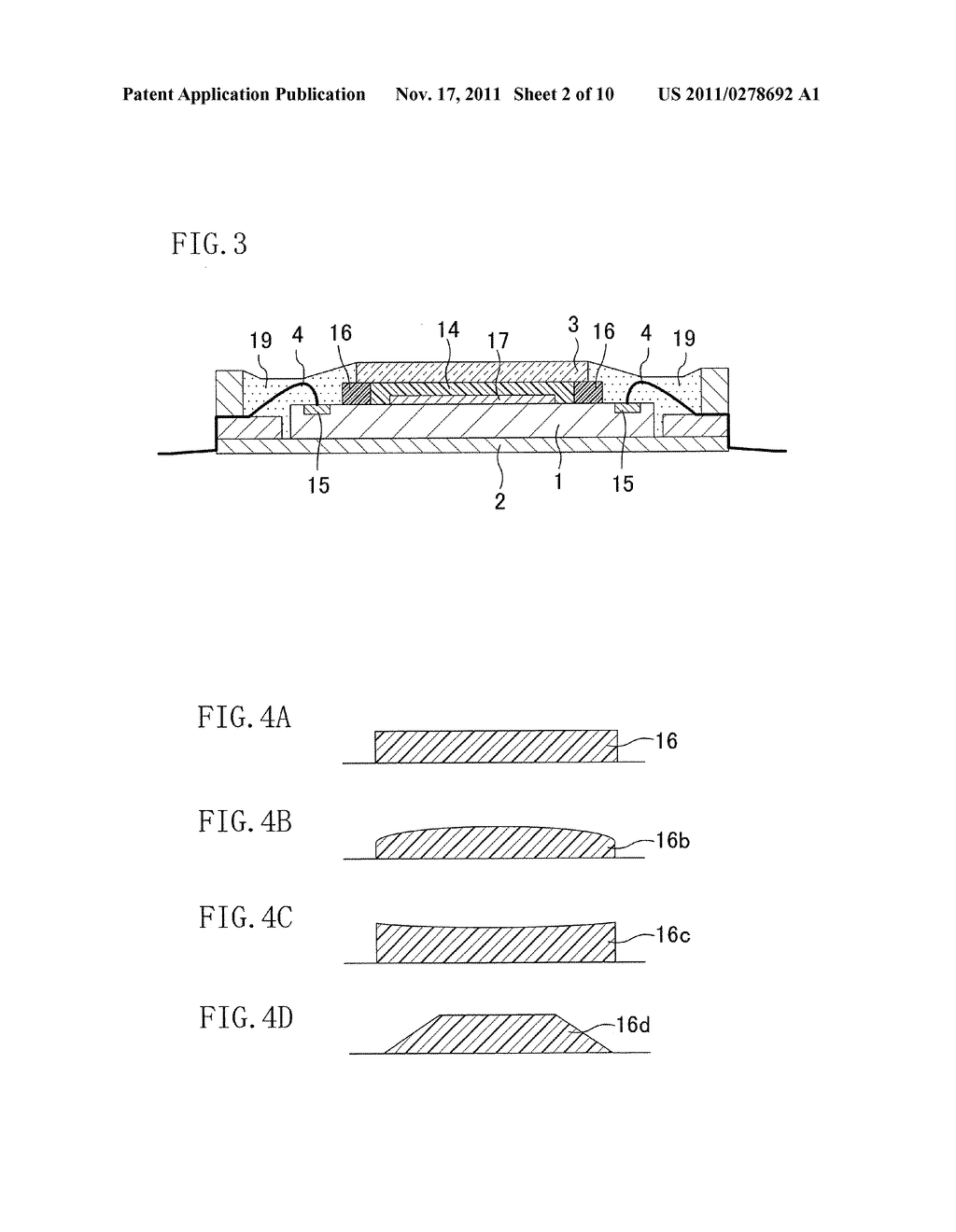 SOLID-STATE IMAGE SENSING DEVICE HAVING A DIRECT-ATTACHMENT STRUCTURE AND     METHOD FOR MANUFACTURING THE SAME - diagram, schematic, and image 03