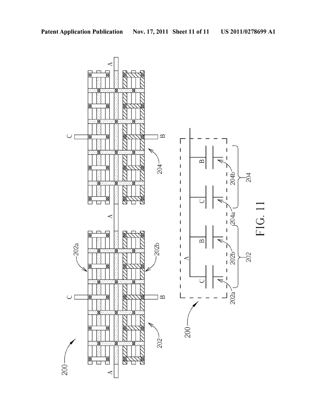 THREE-TERMINAL METAL-OXIDE-METAL CAPACITOR - diagram, schematic, and image 12