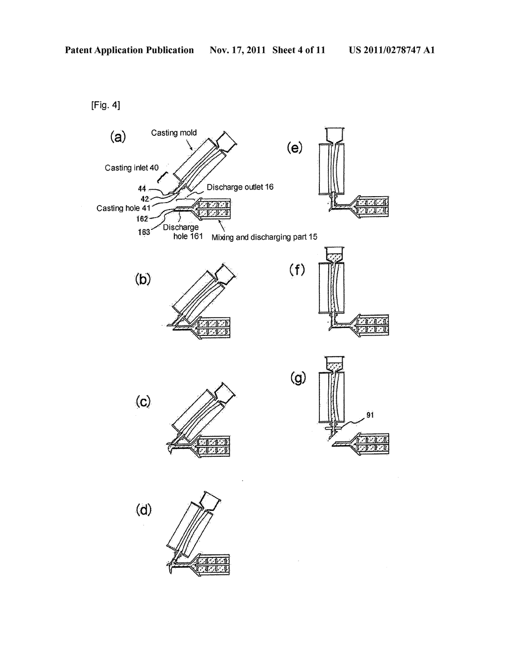 MANUFACTURING METHOD AND MANUFACTURING APPARATUS OF PLASTIC LENS - diagram, schematic, and image 05
