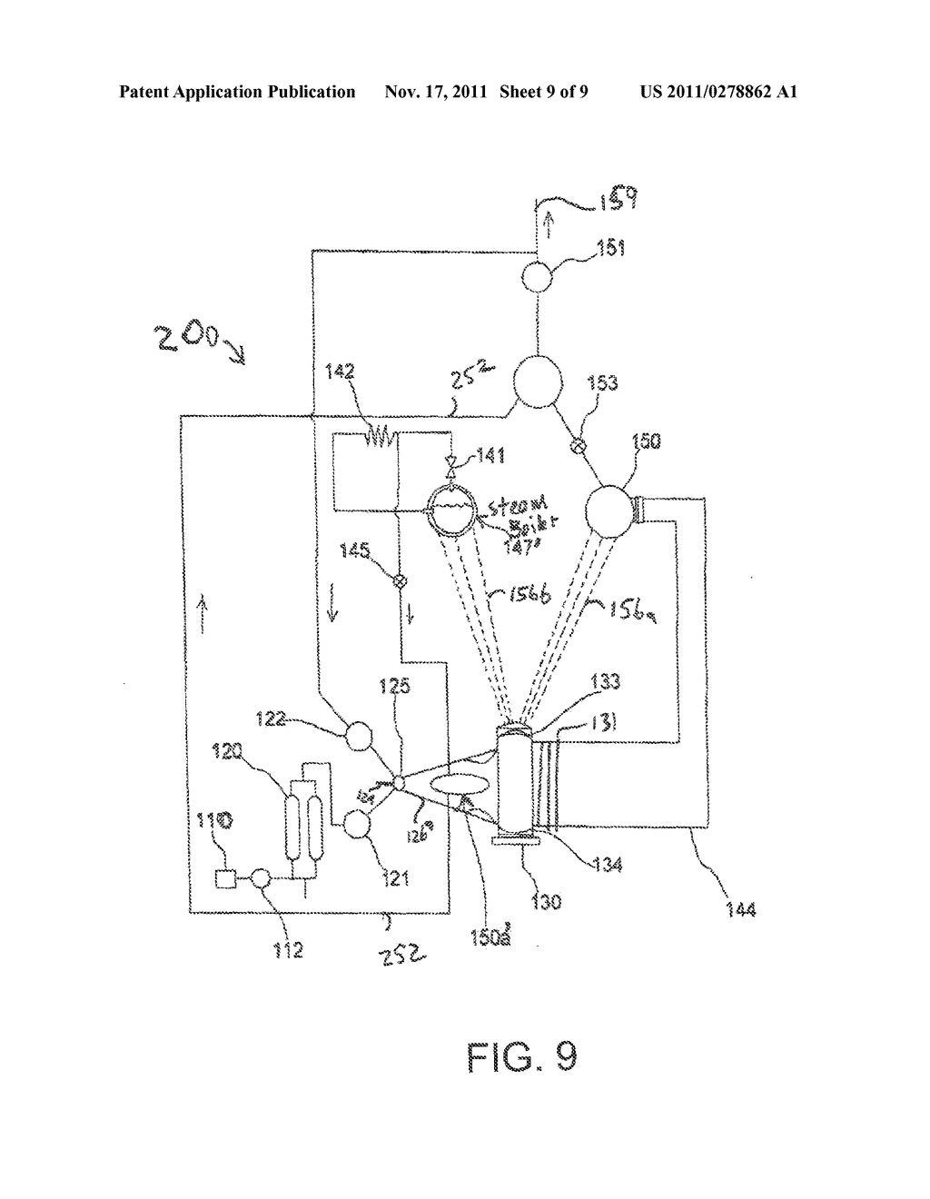 NATURAL GAS PRODUCTION METHOD UTILIZING A GAS DYNAMIC LASER, WITH     COGENERATION OF ELECTRICAL POWER - diagram, schematic, and image 10