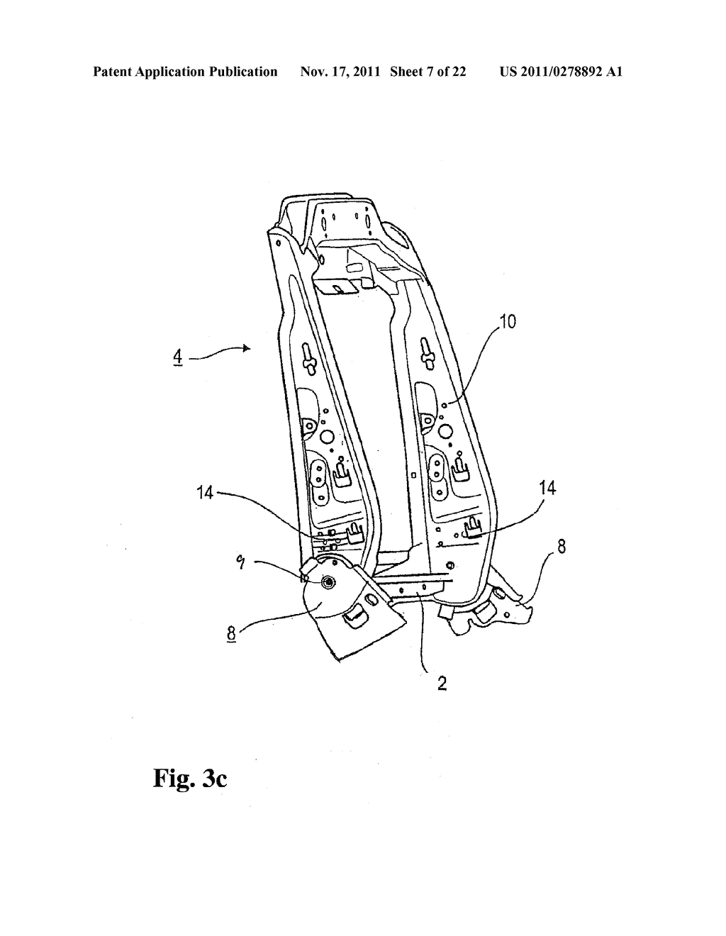 VEHICLE SEAT COMPRISING A PLURALITY OF STRUCTURAL OR RETAINING PARTS AS     WELL AS A METHOD FOR PRODUCING STRUCTURAL OR RETAINING PARTS OF SUCH A     VEHICLE SEAT - diagram, schematic, and image 08