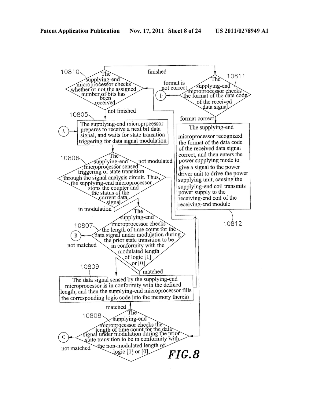 HIGH-POWER INDUCTION-TYPE POWER SUPPLY SYSTEM AND ITS DATA TRANSMISSION     METHOD - diagram, schematic, and image 09