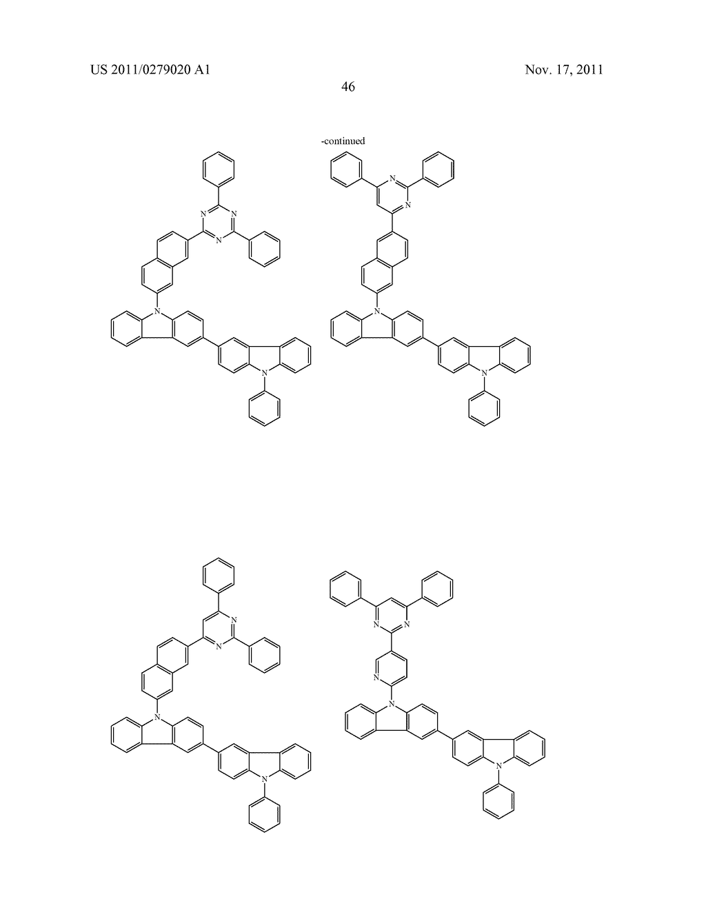 Biscarbazole Derivative, Material for Organic Electroluminescence Device     and Organic Electroluminescence Device Using The Same - diagram, schematic, and image 49