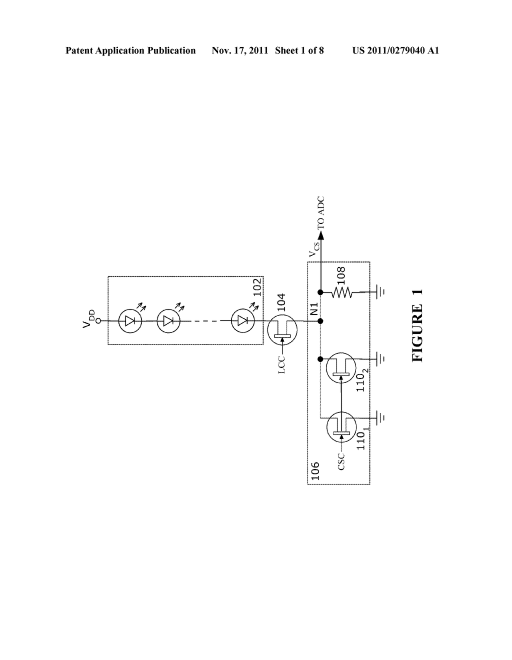 METHODS AND APPARATUS FOR CHANGING A DC SUPPLY VOLTAGE APPLIED TO A     LIGHTING CIRCUIT - diagram, schematic, and image 02