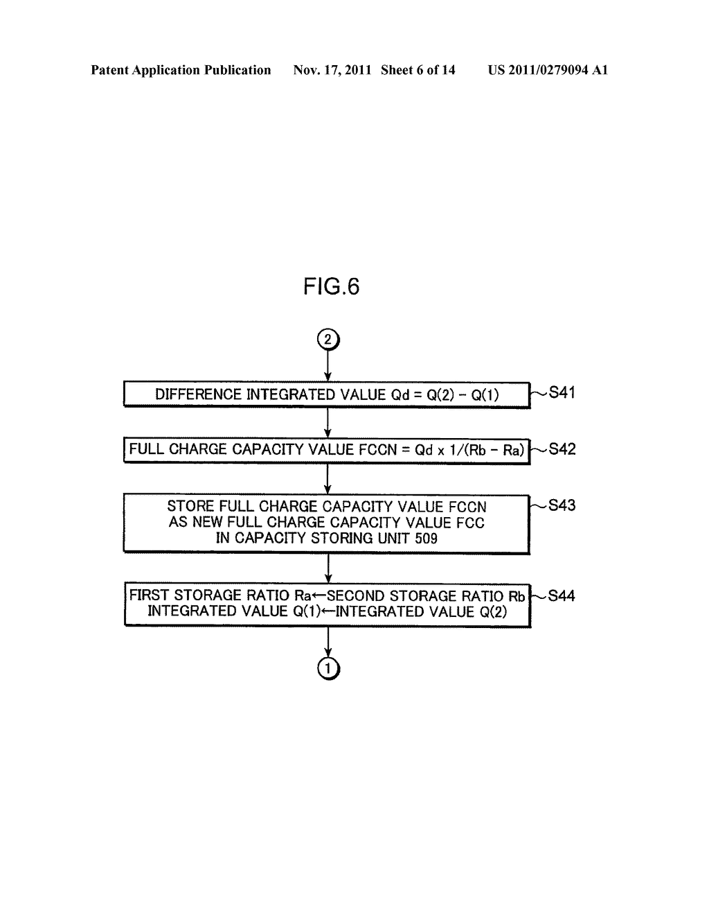 FULL CHARGE CAPACITY CORRECTION CIRCUIT, CHARGING SYSTEM, BATTERY PACK AND     FULL CHARGE CAPACITY CORRECTION METHOD - diagram, schematic, and image 07