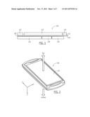 ANTENNA ARRAY WITH CAPACITIVE COUPLED UPPER AND LOWER ANTENNA ELEMENTS AND     A PEAK RADIATION PATTERN DIRECTED TOWARD THE LOWER ANTENNA ELEMENT diagram and image