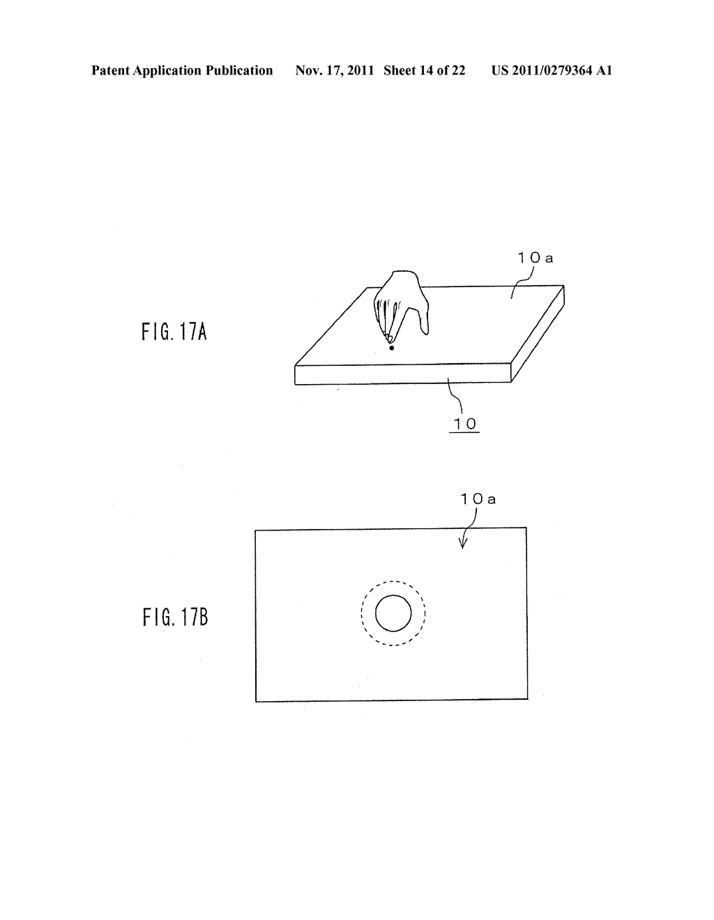 Information Display Apparatus with Proximity Detection Performance and     Information Display Method Using the Same - diagram, schematic, and image 15