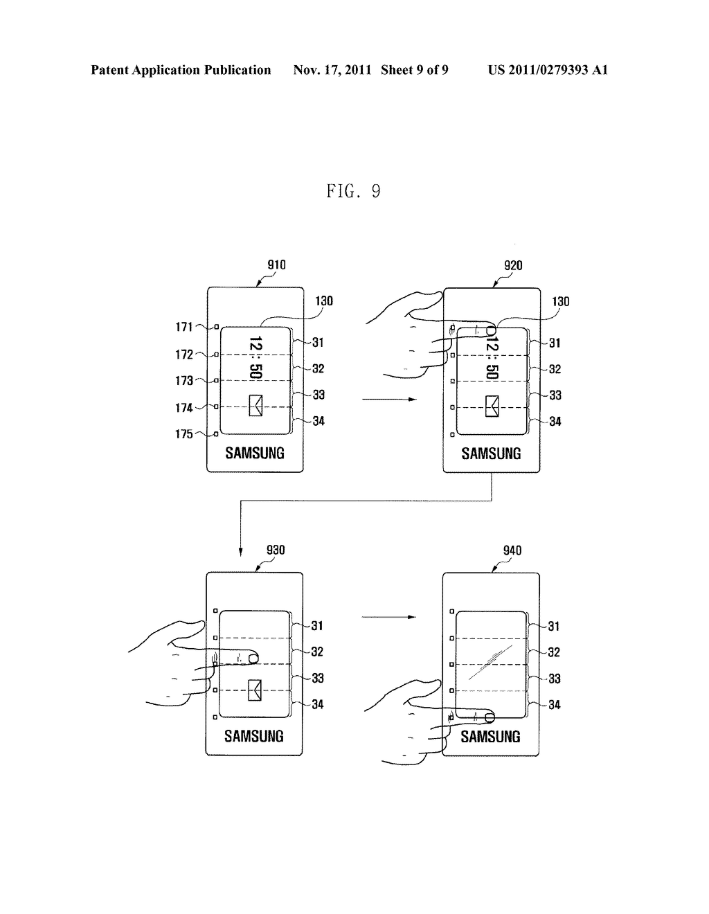 METHOD AND APPARATUS FOR CONTROLLING A DISPLAY UNIT OF A PORTABLE TERMINAL - diagram, schematic, and image 10