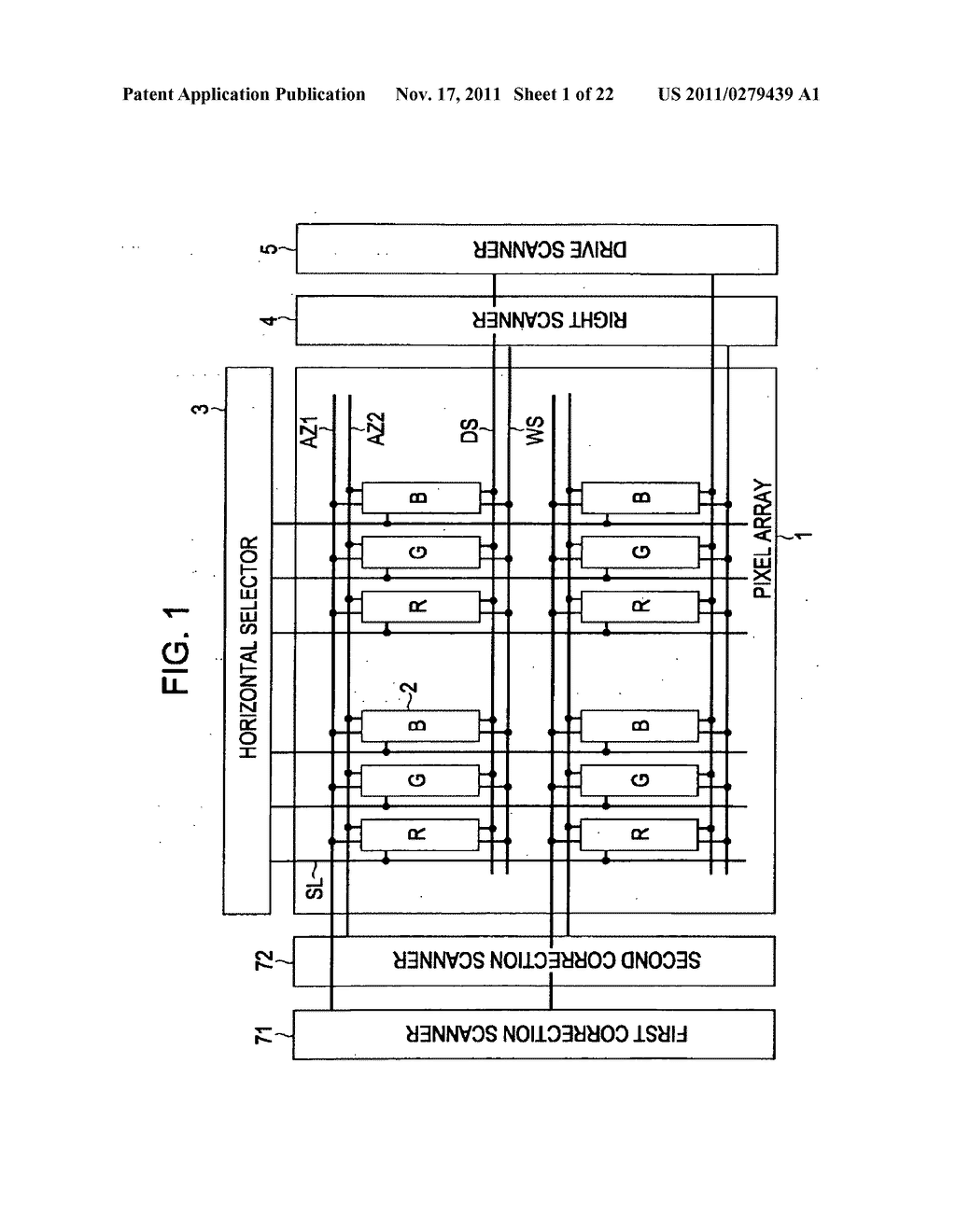 Display apparatus, method of driving a display, and electronic device - diagram, schematic, and image 02