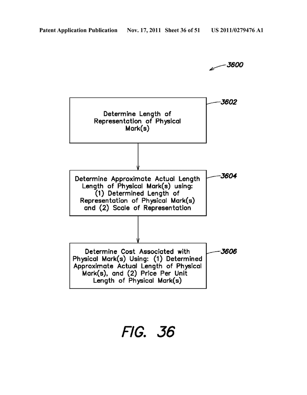 METHODS, APPARATUS AND SYSTEMS FOR GENERATING IMAGE-PROCESSED SEARCHABLE     ELECTRONIC RECORDS OF UNDERGROUND FACILITY LOCATE AND/OR MARKING     OPERATIONS - diagram, schematic, and image 37