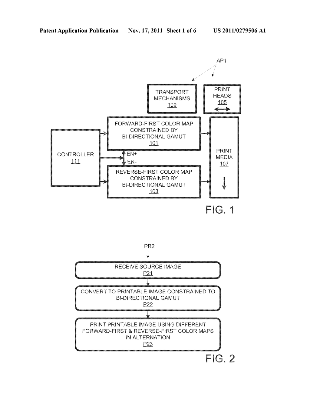 BI-DIRECTIONAL COLOR PRINTING - diagram, schematic, and image 02