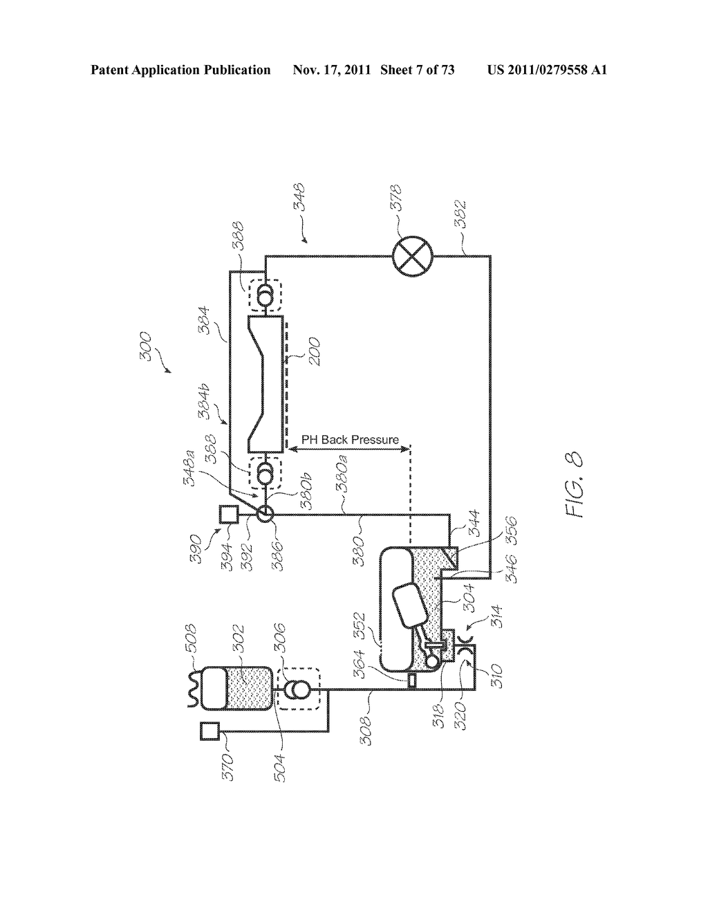 METHOD OF CONTROLLING FLUID PRESSURE AT PRINTHEAD - diagram, schematic, and image 08