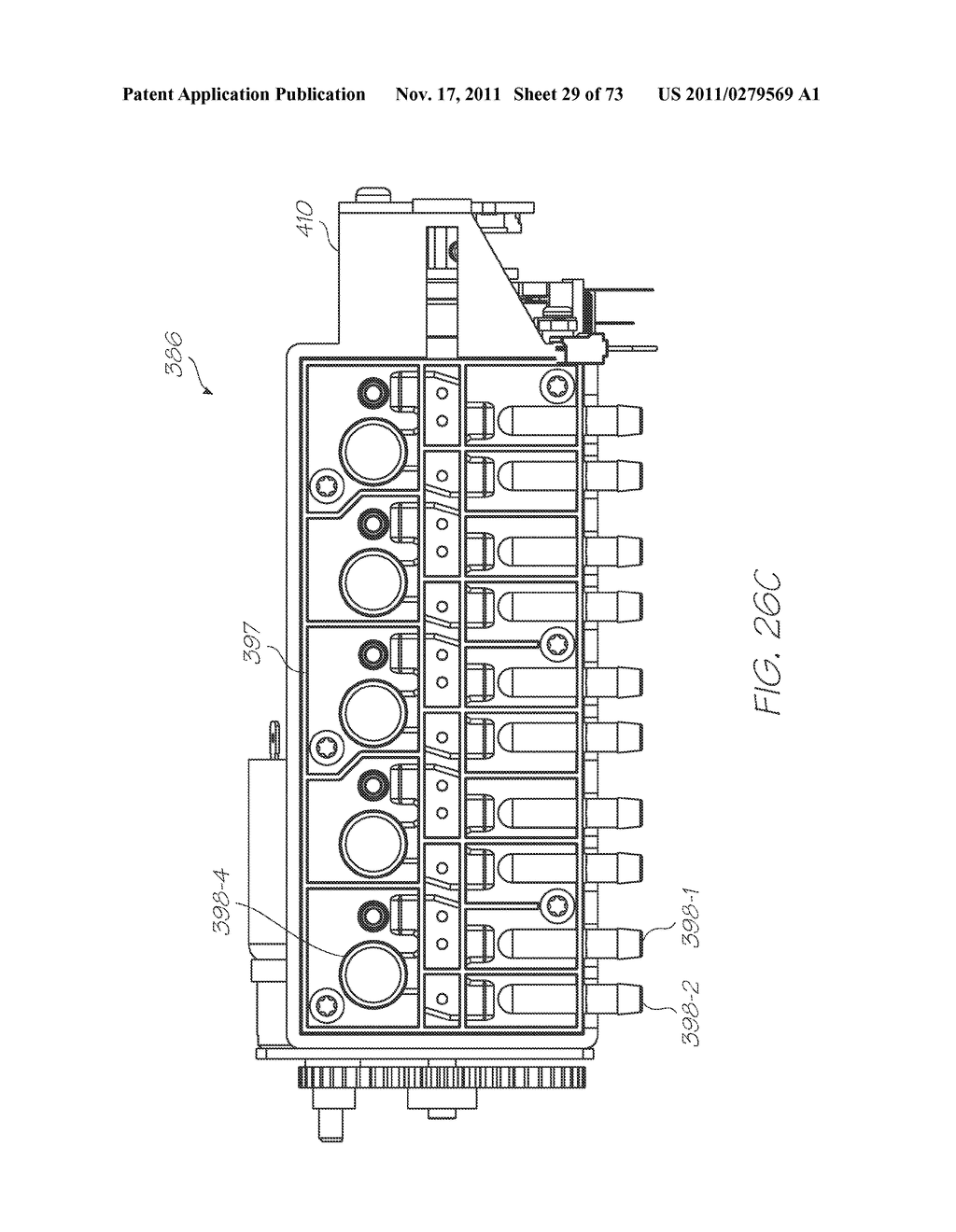 FLUID DISTRIBUTION SYSTEM HAVING PRINTHEAD BYPASS FROM CONTAINER - diagram, schematic, and image 30