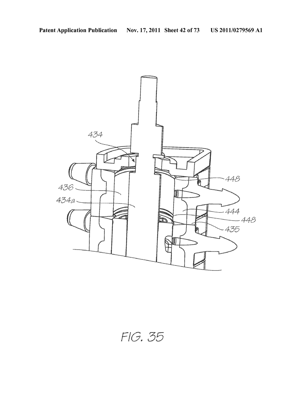 FLUID DISTRIBUTION SYSTEM HAVING PRINTHEAD BYPASS FROM CONTAINER - diagram, schematic, and image 43