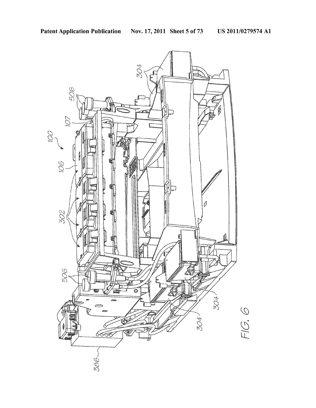 PRINTING SYSTEM HAVING MULTI-PATH, MULTI-CHANNEL VALVE FOR BYPASSED     PRINTHEAD - diagram, schematic, and image 06