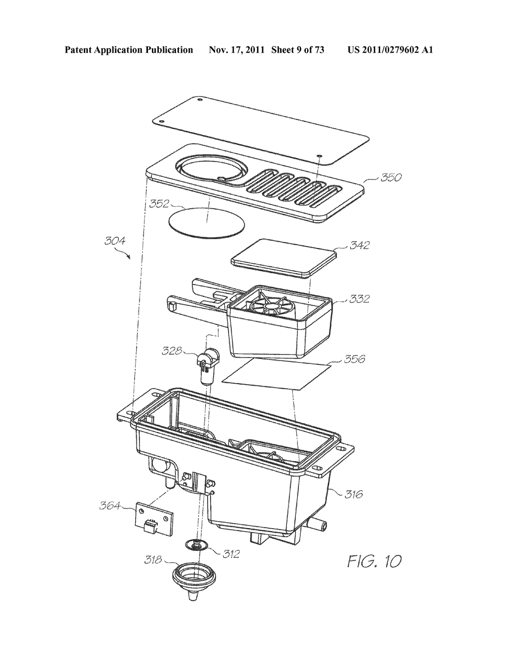 PRINTING SYSTEM HAVING MULTI-CHANNEL FOUR-WAY VALVE FOR PRINTHEAD - diagram, schematic, and image 10