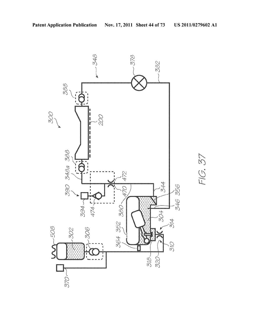 PRINTING SYSTEM HAVING MULTI-CHANNEL FOUR-WAY VALVE FOR PRINTHEAD - diagram, schematic, and image 45