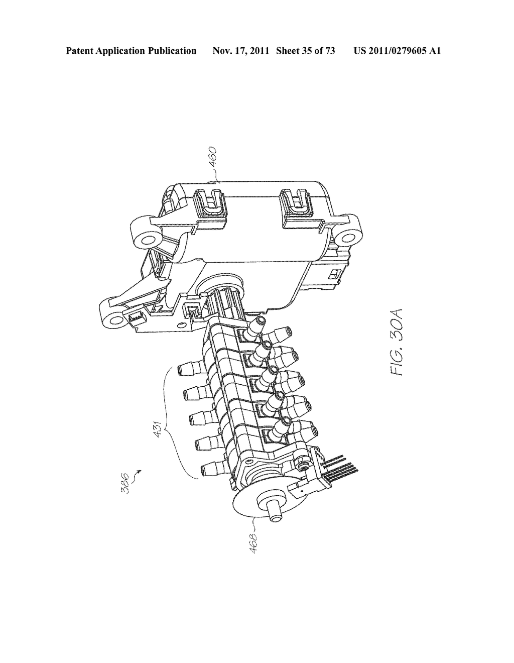 PRINTING SYSTEM HAVING VALVED INK AND GAS DISTRIBUTION FOR PRINTHEAD - diagram, schematic, and image 36