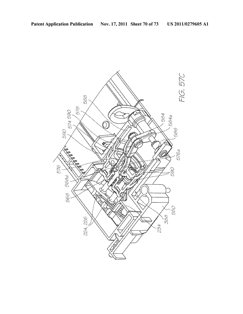 PRINTING SYSTEM HAVING VALVED INK AND GAS DISTRIBUTION FOR PRINTHEAD - diagram, schematic, and image 71