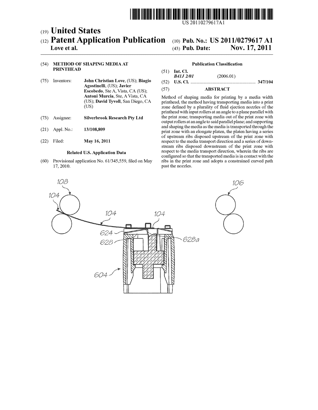 METHOD OF SHAPING MEDIA AT PRINTHEAD - diagram, schematic, and image 01