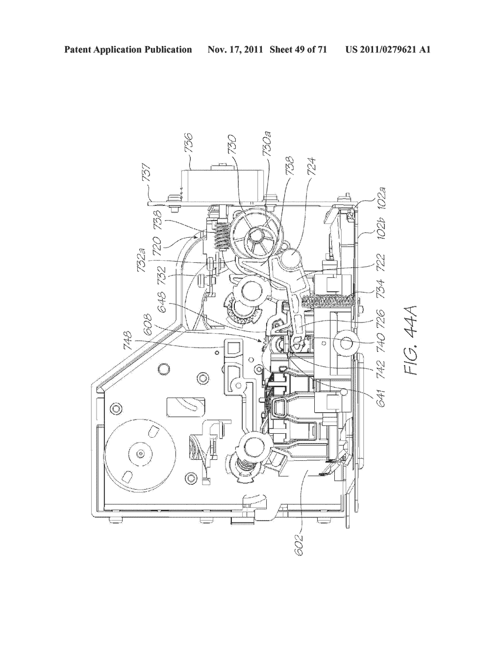 PRINTER HAVING MEDIA CLEARANCE MECHANISM - diagram, schematic, and image 50