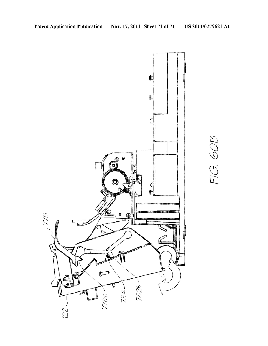 PRINTER HAVING MEDIA CLEARANCE MECHANISM - diagram, schematic, and image 72