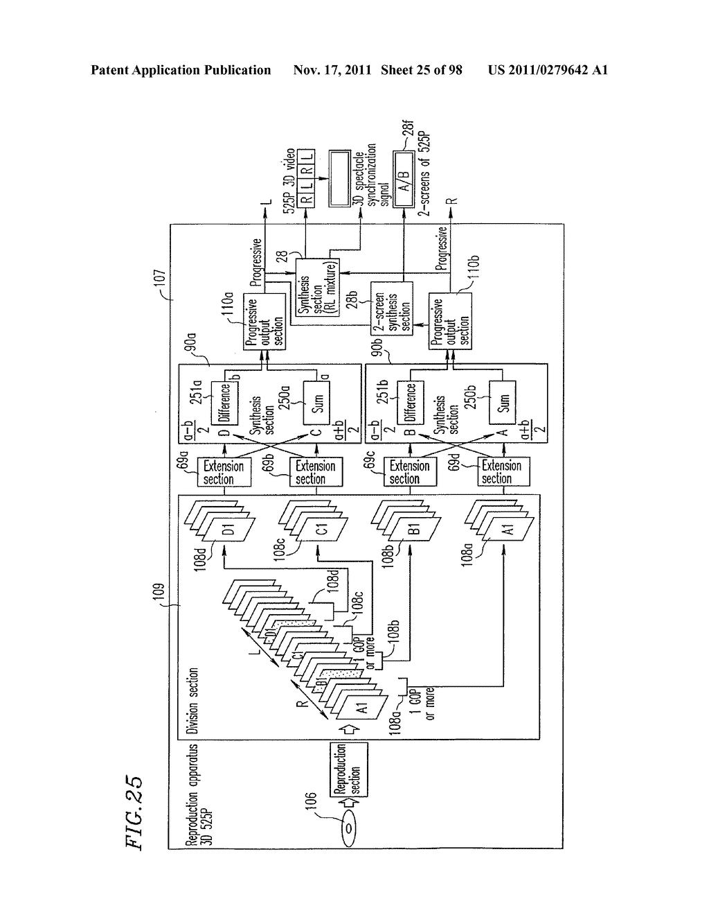 OPTICAL DISK FOR HIGH RESOLUTION AND THREE-DIMENSIONAL VIDEO RECORDING,     OPTICAL DISK REPRODUCTION APPARATUS AND OPTICAL  DISK RECORDING APPARATUS - diagram, schematic, and image 26