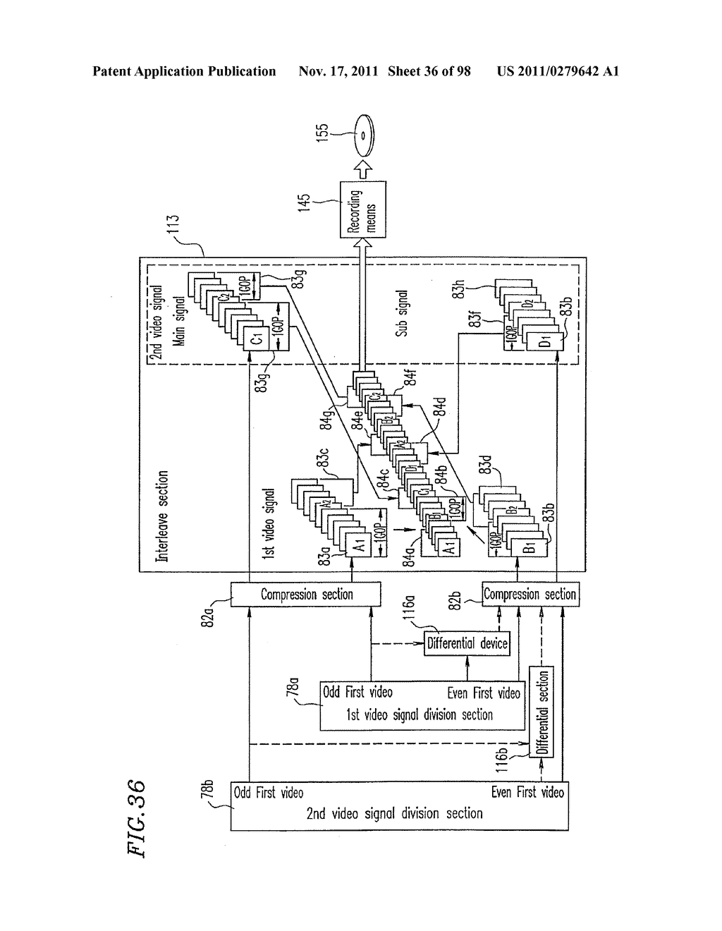 OPTICAL DISK FOR HIGH RESOLUTION AND THREE-DIMENSIONAL VIDEO RECORDING,     OPTICAL DISK REPRODUCTION APPARATUS AND OPTICAL  DISK RECORDING APPARATUS - diagram, schematic, and image 37