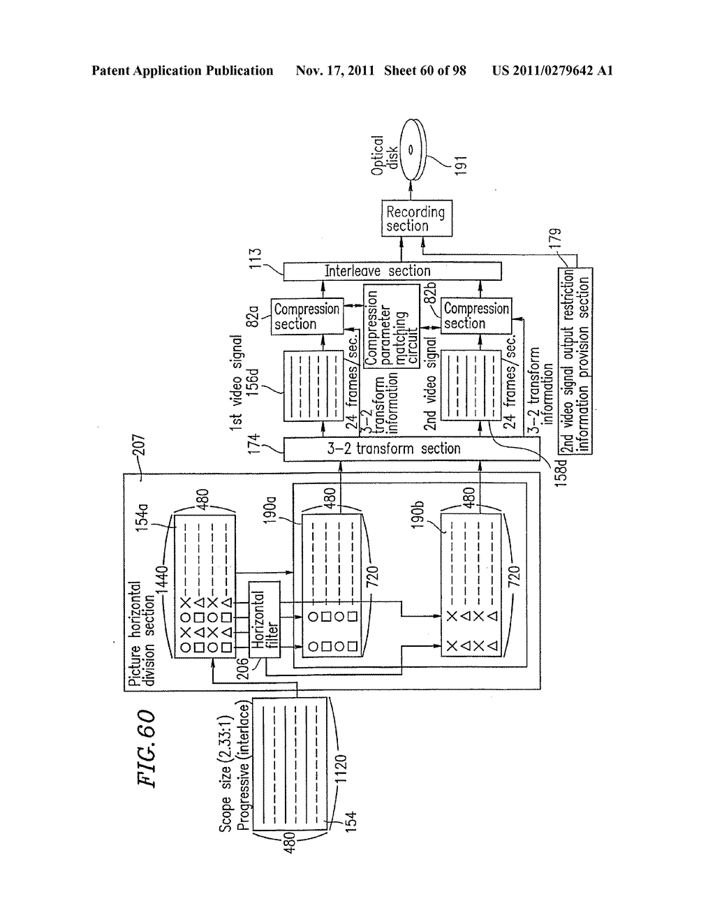 OPTICAL DISK FOR HIGH RESOLUTION AND THREE-DIMENSIONAL VIDEO RECORDING,     OPTICAL DISK REPRODUCTION APPARATUS AND OPTICAL  DISK RECORDING APPARATUS - diagram, schematic, and image 61
