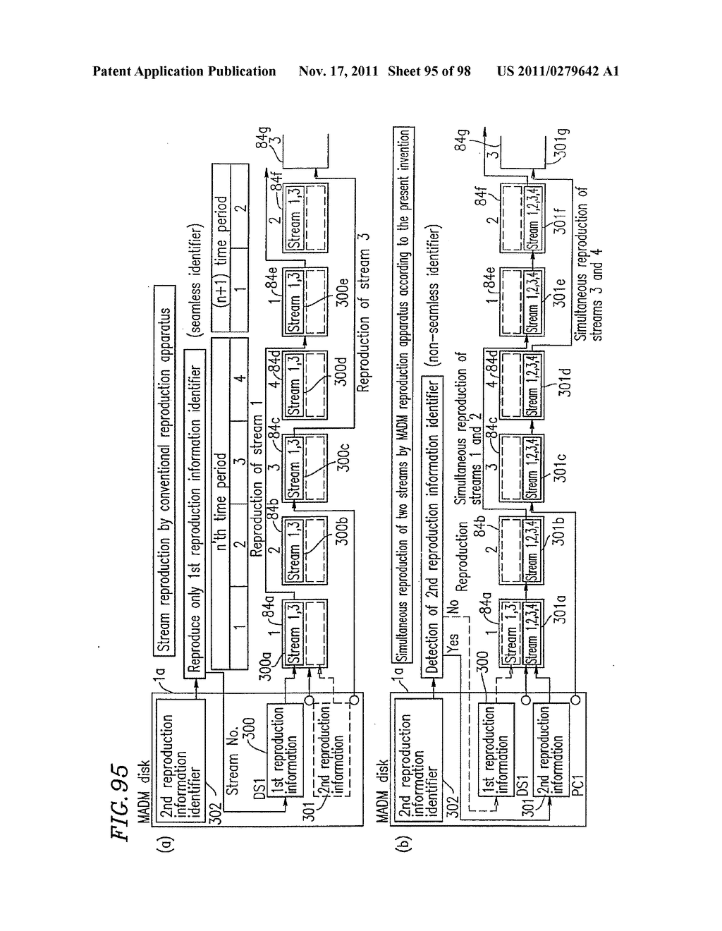 OPTICAL DISK FOR HIGH RESOLUTION AND THREE-DIMENSIONAL VIDEO RECORDING,     OPTICAL DISK REPRODUCTION APPARATUS AND OPTICAL  DISK RECORDING APPARATUS - diagram, schematic, and image 96