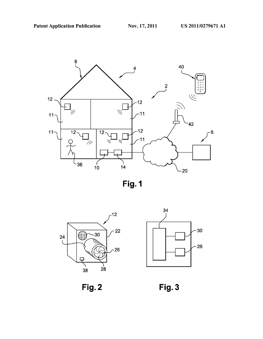 DEVICE FOR MONITORING A FACILITY PROVIDED WITH CAMERA - diagram, schematic, and image 02