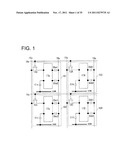 ACTIVE MATRIX SUBSTRATE, LIQUID CRYSTAL PANEL, LIQUID CRYSTAL DISPLAY     DEVICE, LIQUID CRYSTAL DISPLAY UNIT AND TELEVISION RECEIVER diagram and image