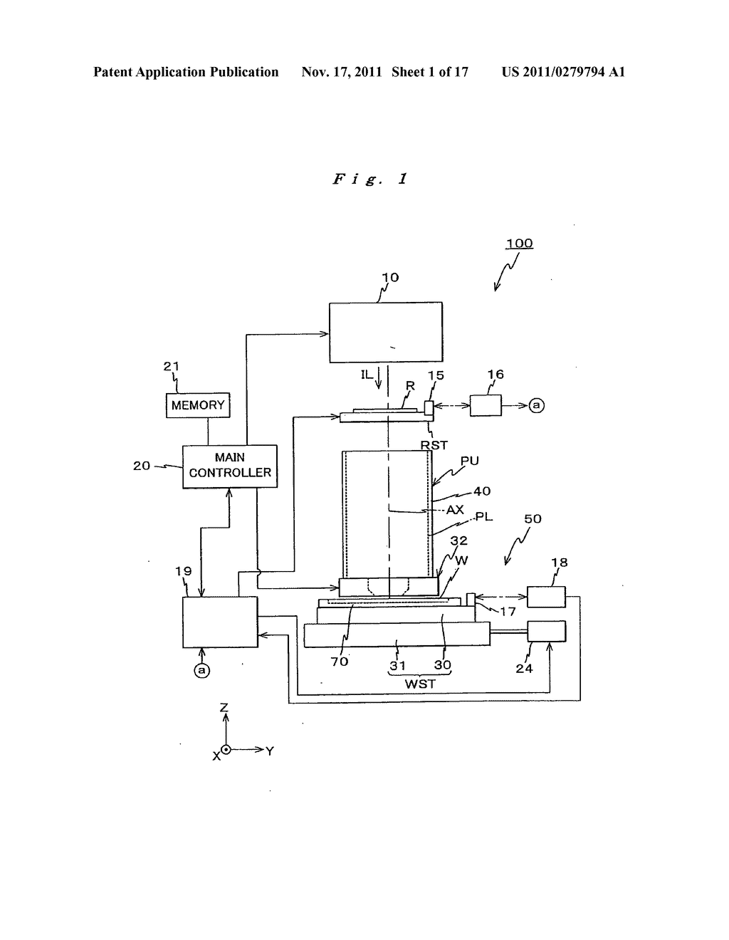 Exposure apparatus and device manufacturing method - diagram, schematic, and image 02