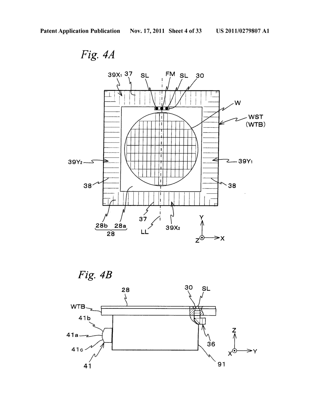 MOVABLE BODY DRIVE METHOD AND SYSTEM, PATTERN FORMATION METHOD AND     APPARATUS, EXPOSURE METHOD AND APPARATUS FOR DRIVING MOVABLE BODY BASED     ON MEASUREMENT VALUE OF ENCODER AND INFORMATION ON FLATNESS OF SCALE, AND     DEVICE MANUFACTURING METHOD - diagram, schematic, and image 05