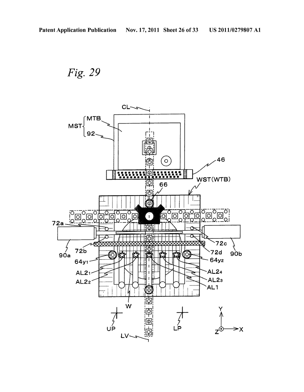 MOVABLE BODY DRIVE METHOD AND SYSTEM, PATTERN FORMATION METHOD AND     APPARATUS, EXPOSURE METHOD AND APPARATUS FOR DRIVING MOVABLE BODY BASED     ON MEASUREMENT VALUE OF ENCODER AND INFORMATION ON FLATNESS OF SCALE, AND     DEVICE MANUFACTURING METHOD - diagram, schematic, and image 27