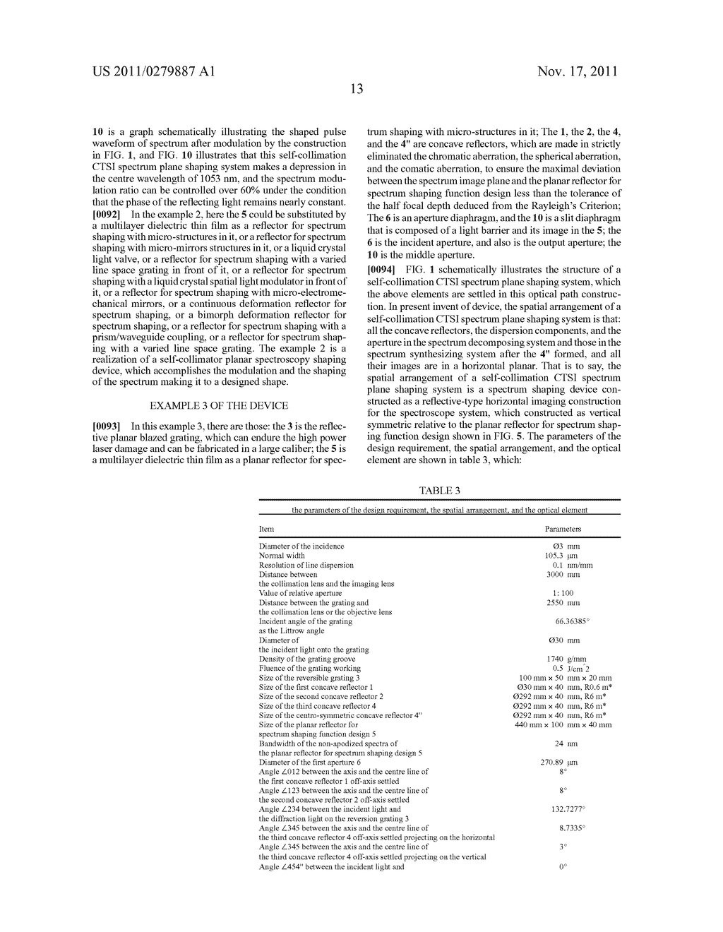 SELF-COLLIMATOR PLANAR SPECTROSCOPY SHAPING DEVICE FOR     CHIRPED-PULSE-AMPLIFICATION - diagram, schematic, and image 18