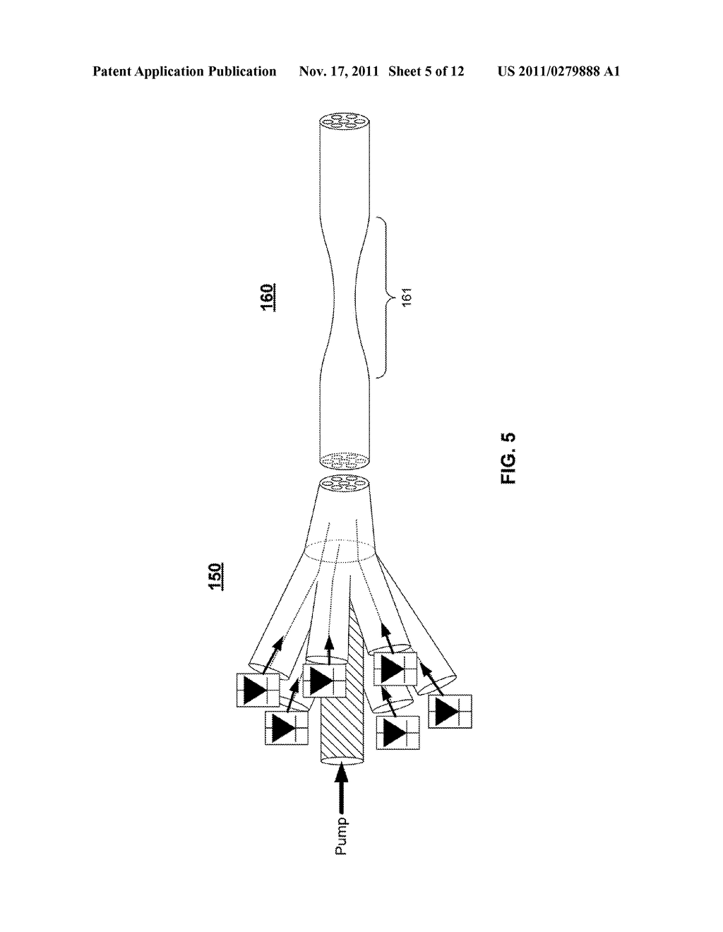 MULTICORE TRANSMISSION AND AMPLIFIER FIBERS AND SCHEMES FOR LAUNCHING PUMP     LIGHT TO AMPLIFIER CORES - diagram, schematic, and image 06