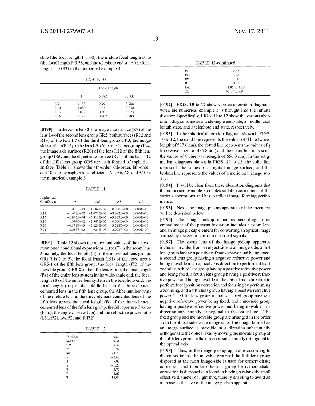 Zoom lens and image pickup apparatus - diagram, schematic, and image 27