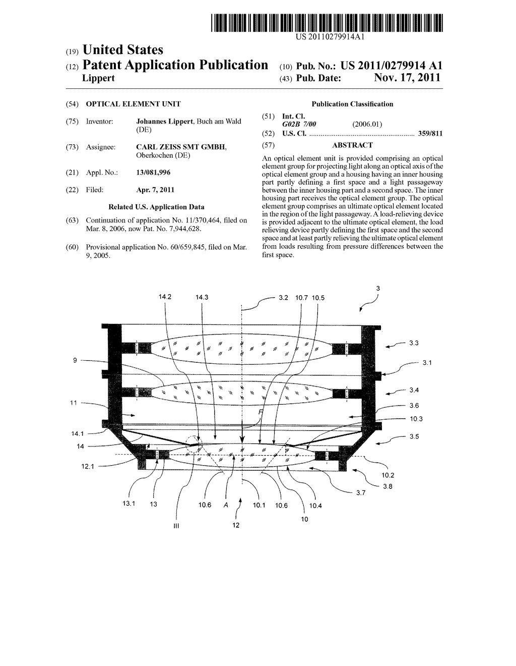 OPTICAL ELEMENT UNIT - diagram, schematic, and image 01