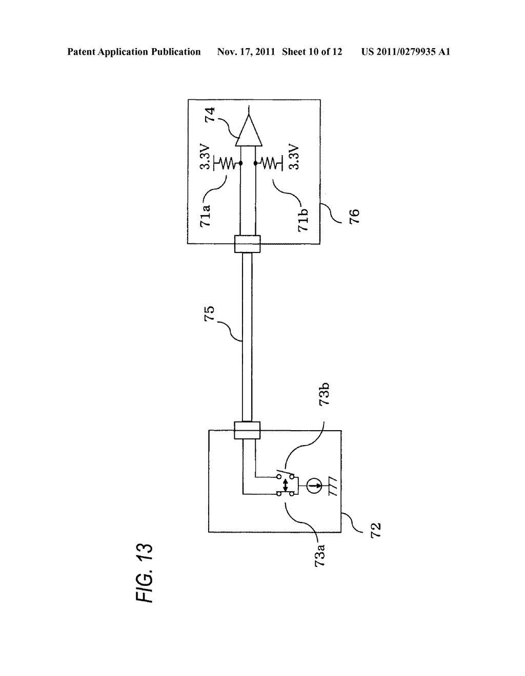 DIFFERENTIAL TRANSMISSION CIRCUIT AND ELECTRONIC DEVICE PROVIDED WITH THE     SAME - diagram, schematic, and image 11