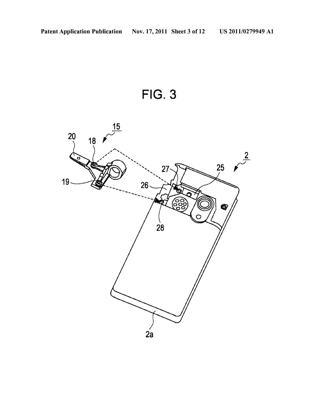 METHOD OF SECURING HINGE, AND ELECTRONIC APPARATUS - diagram, schematic, and image 04