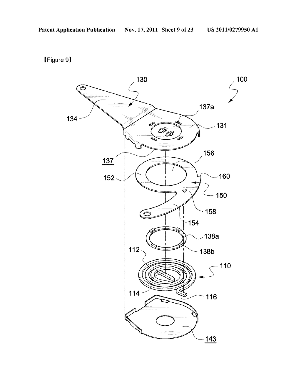 Elastic device, slide module and portable electronic equipment utilizing     the device - diagram, schematic, and image 10