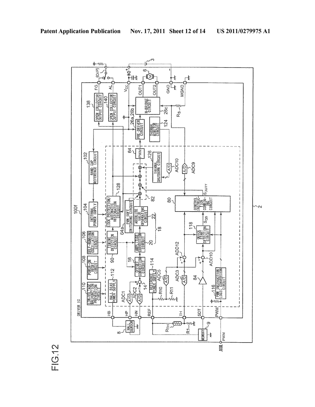 MOTOR DRIVING CIRCUIT - diagram, schematic, and image 13