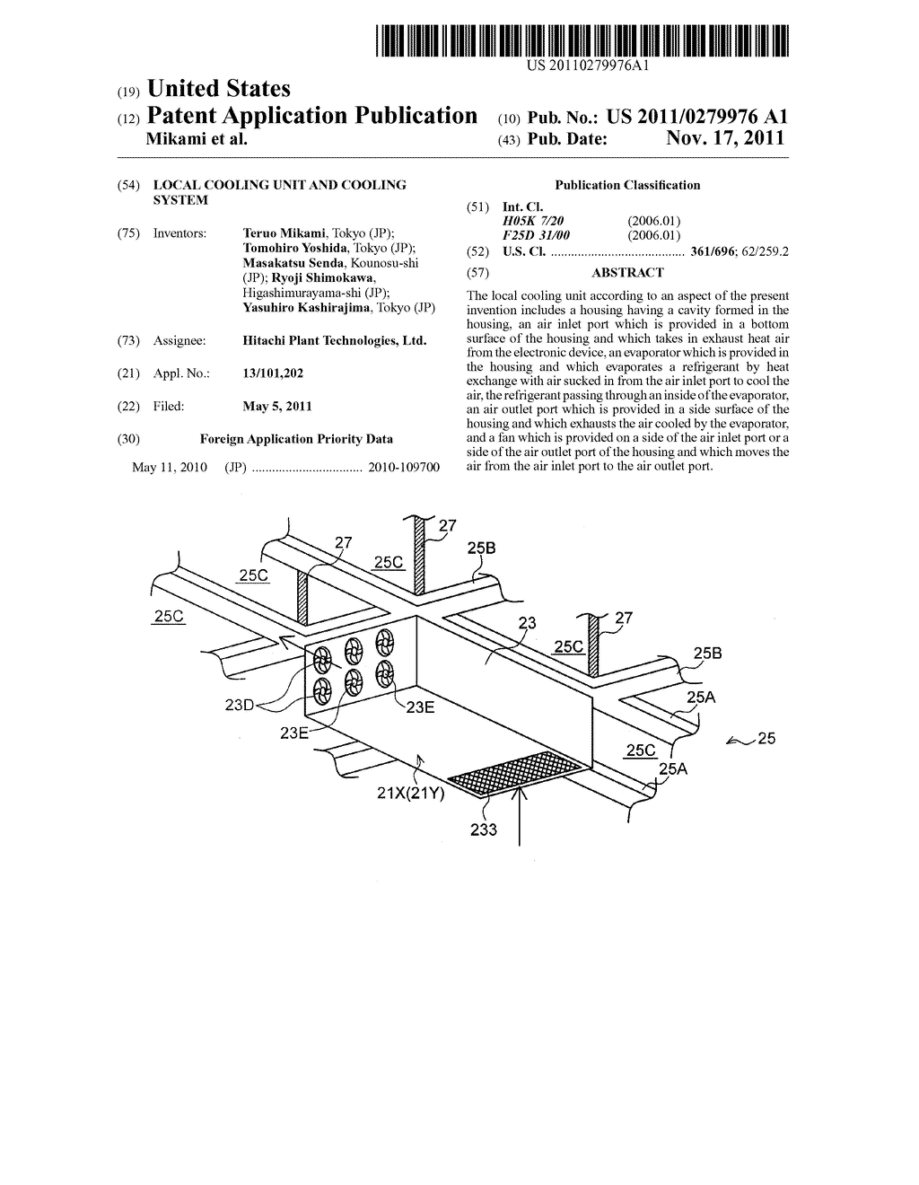 LOCAL COOLING UNIT AND COOLING SYSTEM - diagram, schematic, and image 01