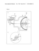 LIGHT EMITTING DEVICE, ILLUMINATING DEVICE, AND VEHICLE HEADLAMP diagram and image