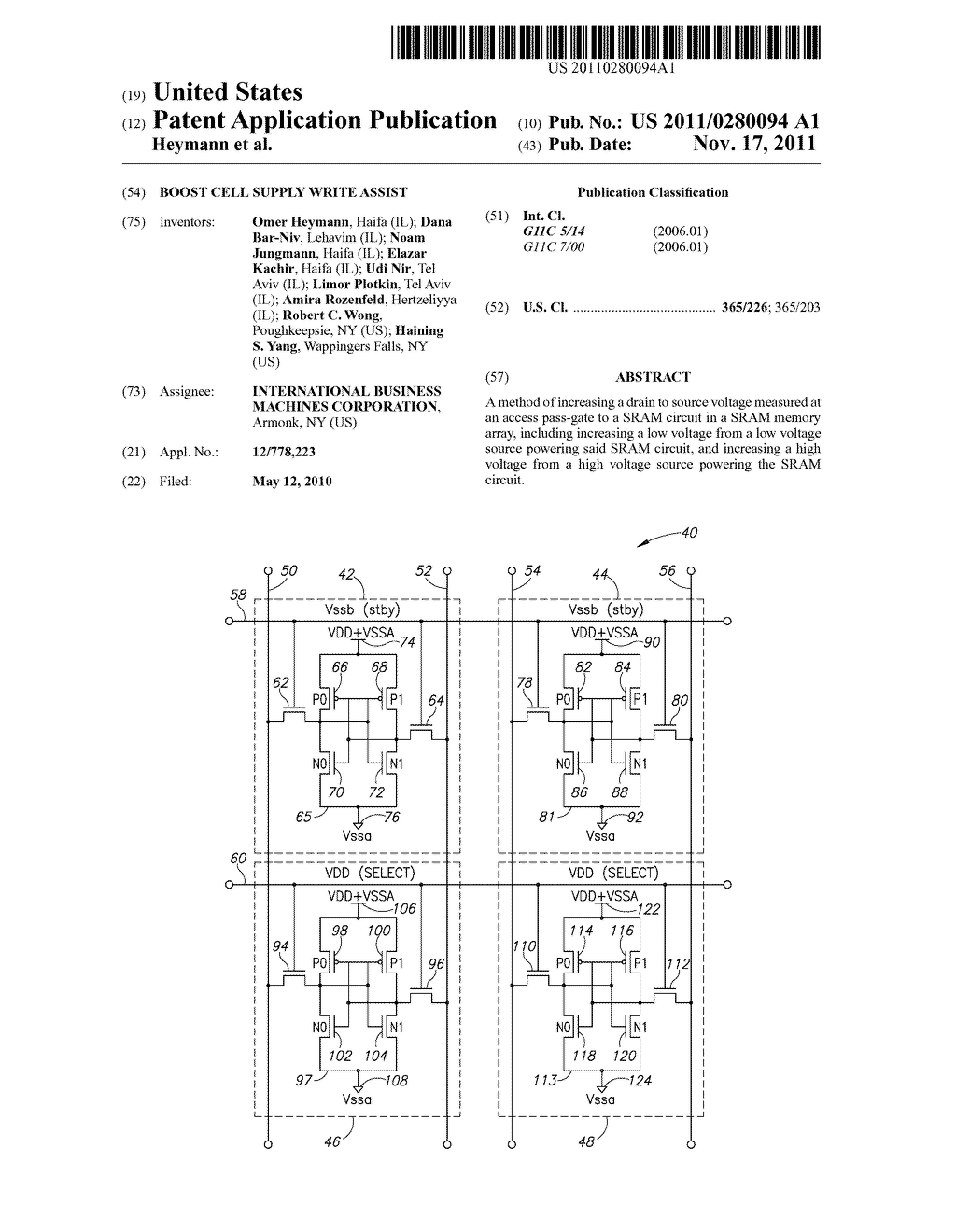 Boost Cell Supply Write Assist - diagram, schematic, and image 01