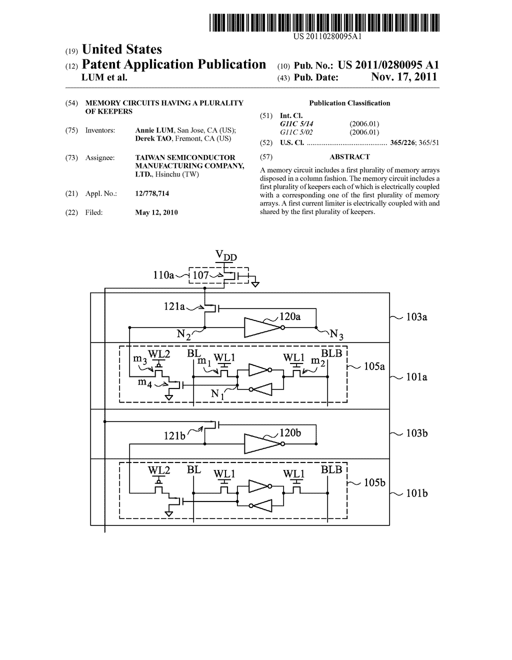 MEMORY CIRCUITS HAVING A PLURALITY OF KEEPERS - diagram, schematic, and image 01