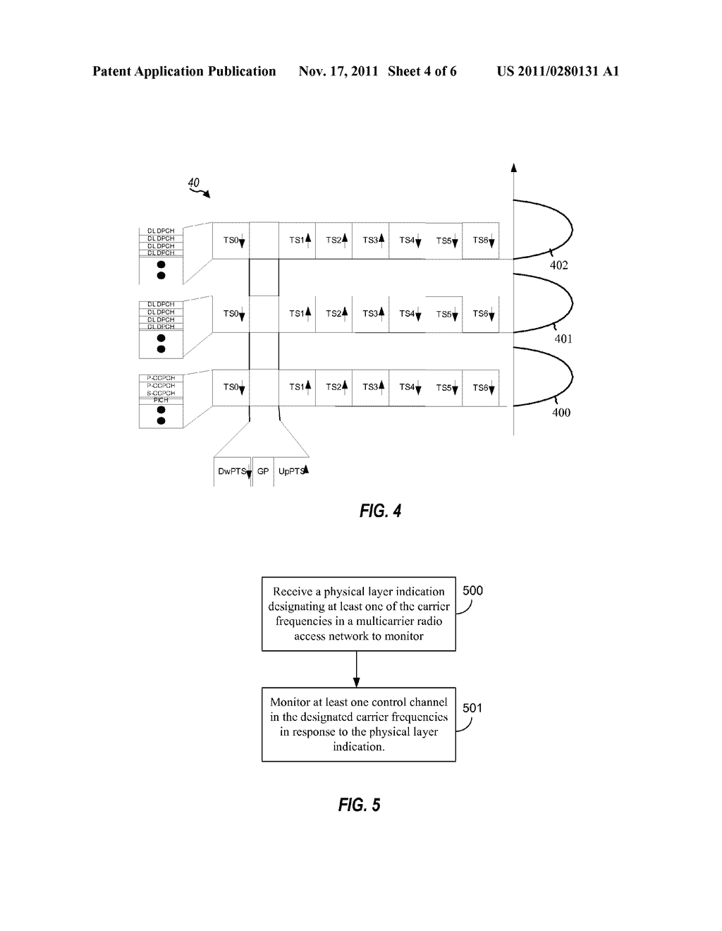 High Speed Control Channel Monitoring in a Multicarrier Radio Access     Network - diagram, schematic, and image 05