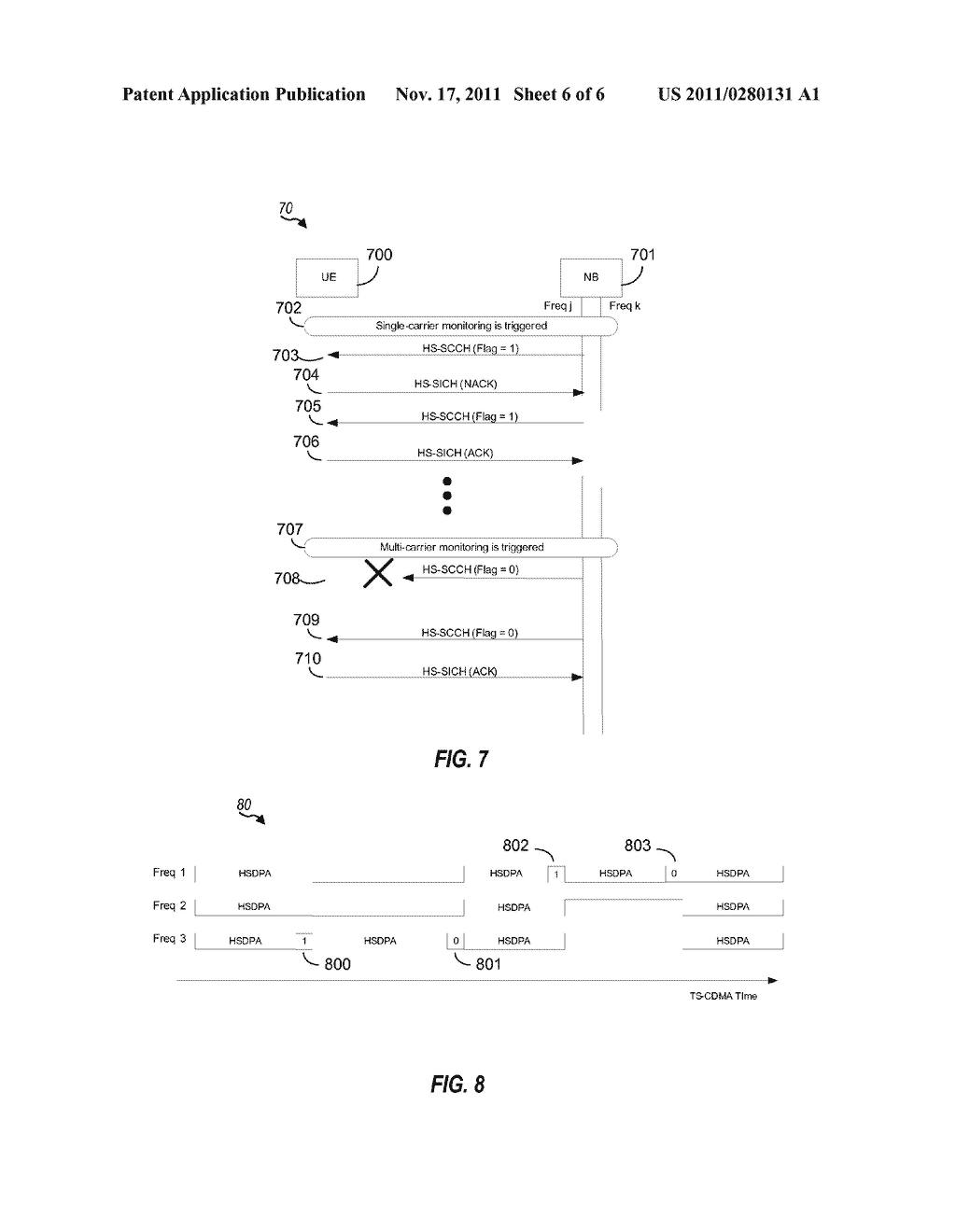 High Speed Control Channel Monitoring in a Multicarrier Radio Access     Network - diagram, schematic, and image 07